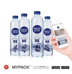 Packaging connecté Danone