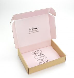 Packaging personnalisation Raja