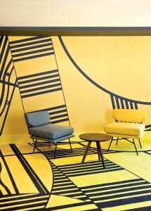 Décoration murale de l’hôtel MGallery Molitor
