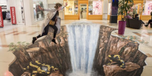 Anamorphose street-art à Bercy