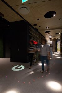 Moquette lumineuse chez Google