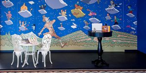 Décoration hôtel Ibis impression murale